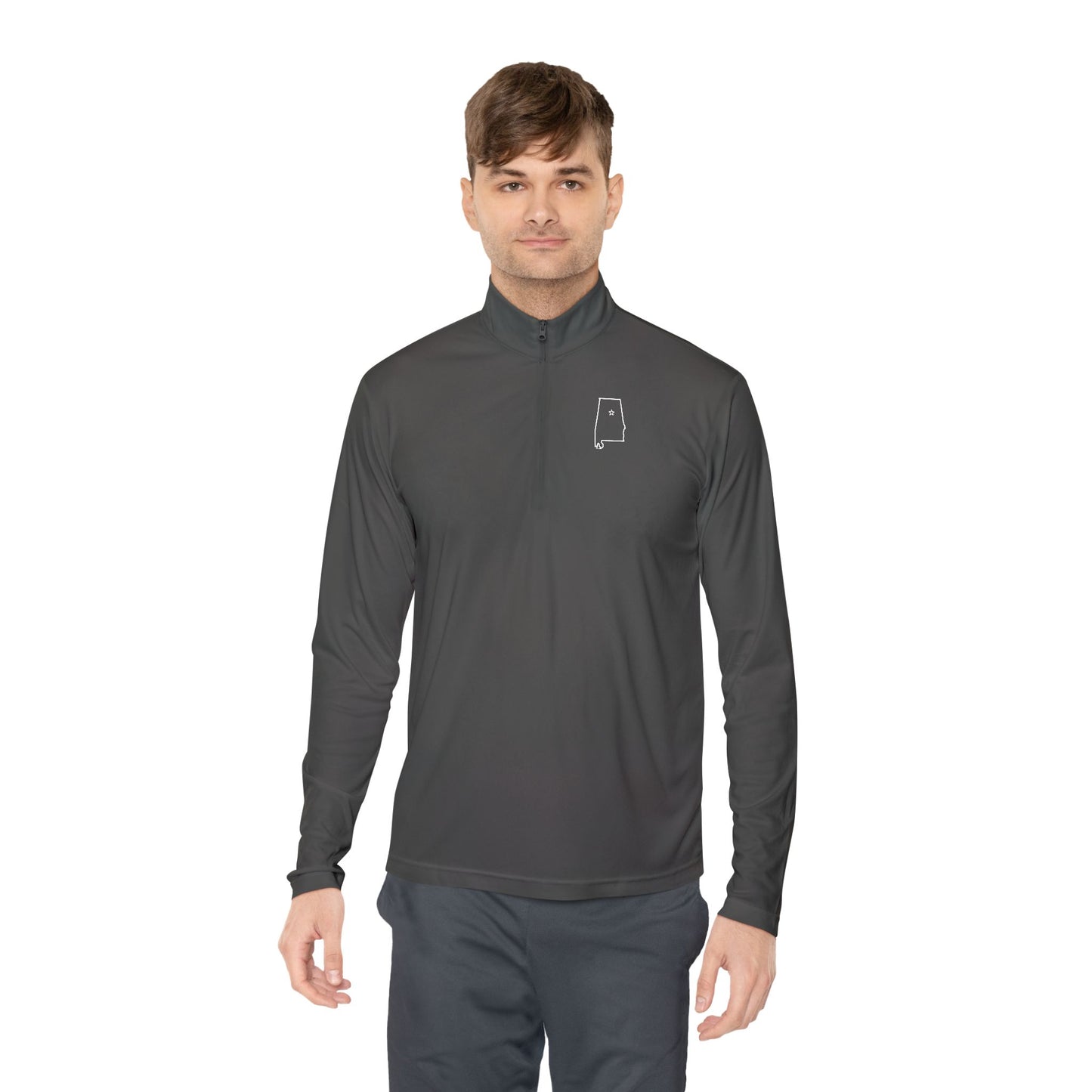 State Outline Quarter-Zip Pullover