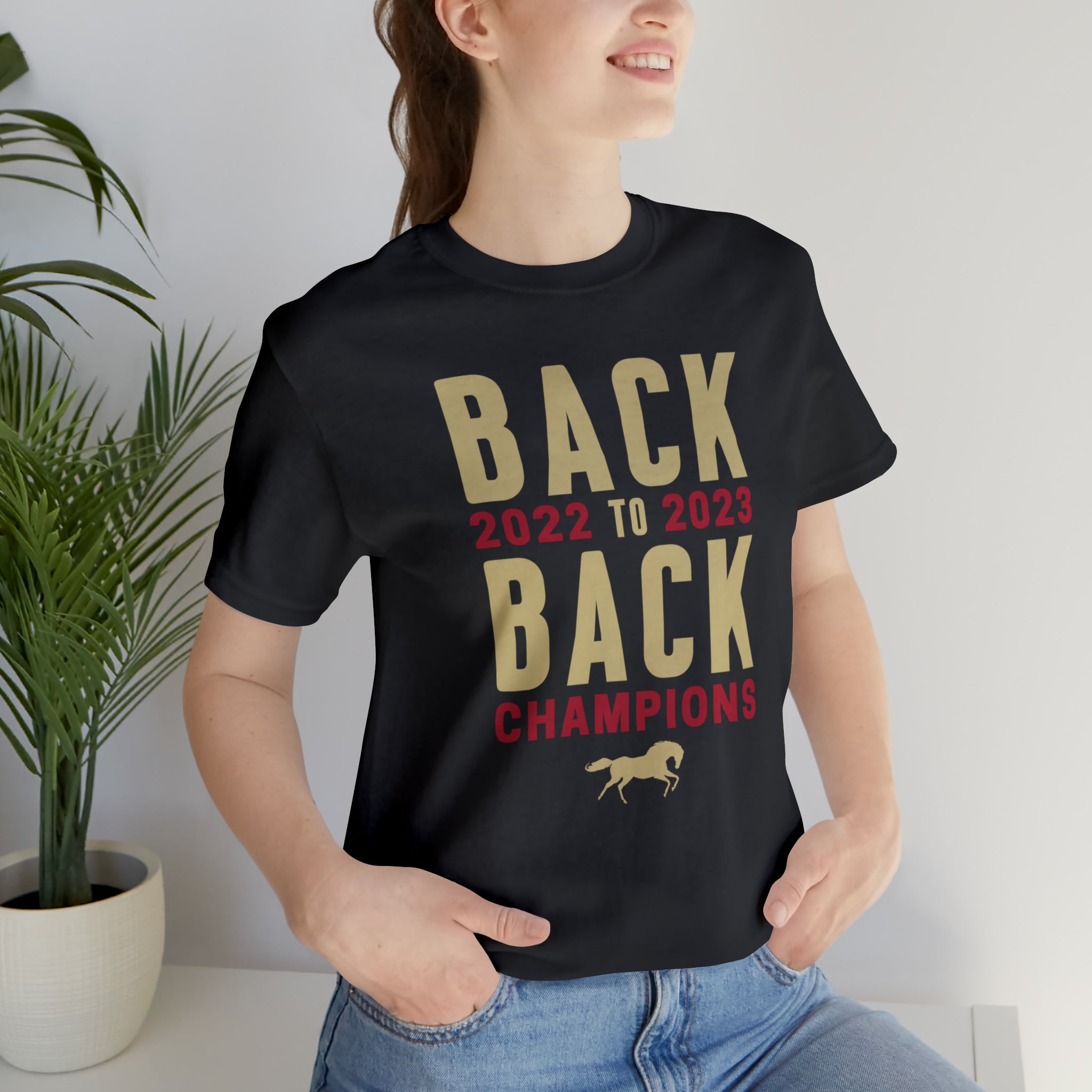 T shirt top back to back