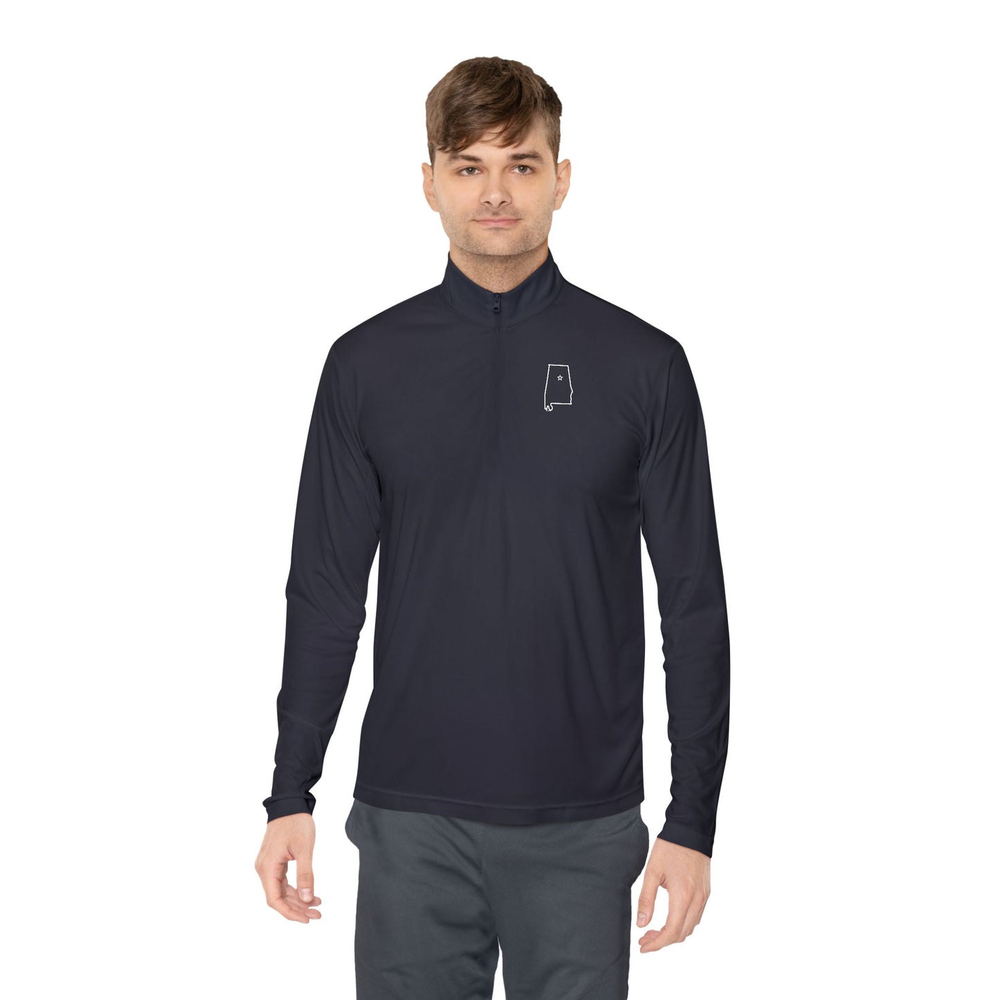 State Outline Quarter-Zip Pullover